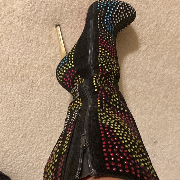 Rhinestone Boots - size 10 - Picture 6 of 8